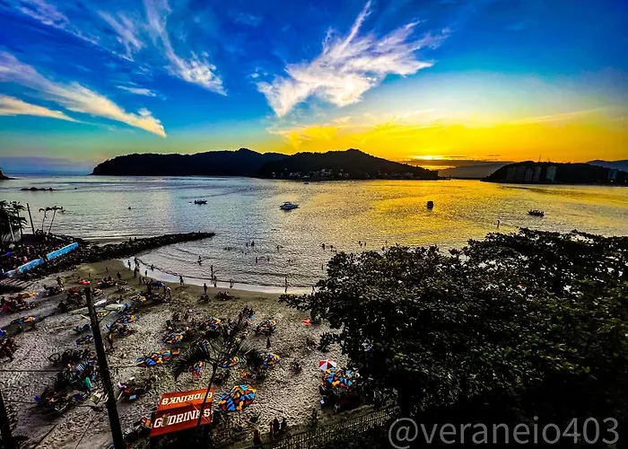Apartamento Frente Mar C/Ar P/ 6 Hospedes